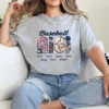 Personalized Baseball Grandma T-Shirt, Custom Baseball Mom with Kid's Name Shirt, Baseball Mimi Nana Tee -  The Best Mothers Day Gift