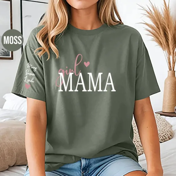 Personalized Boy Mama Shirt With Kid Names Tee -  The Best Mothers Day Gift