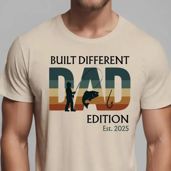 Personalized Dad Edition T-Shirt, Custom Fishing, Gifts for Dad Birthday