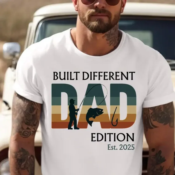 Personalized Dad Edition T-Shirt, Custom Fishing, Gifts for Dad Birthday