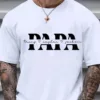 Personalized Father's Day Shirts, Custom Name Dad Daddy with Name Kids - The Best Father's Day Gift