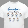 Personalized Fishing Buddies T-Shirt, Father's Day Gifts, Shirt For Dad, Grandpa Shirt, Gift For Dad, Fishing Shirt For Dad, Fishing Grandpa