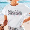 Gift for Mom: Personalized Floral Mama, Grandma, Mimi, Gigi, Nana | Custom Name