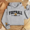 Personalized Football Mom Gift For Football Mom, Custom name Sport Mom Gifts - Personalized Hoodie - The Best Mother's Day Gift