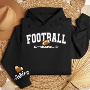 Personalized-Football-Mom-Gift-For-Football-MomCustom-name-Sport-Mom-Gifts-3-1.jpg Personalized Football Mom Gift For Football Mom, Custom name Sport Mom Gifts - Personalized Hoodie - The Best Mother's Day Gift