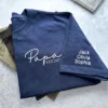Personalized-Papa-Navy-3.jpg Personalized Papa Navy T-Shirt, Custom Father's Day Shirt With Kids Names, Funny Gift For Husband, Gift For Dad