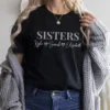 Personalized Sisters Shirts, Custom Name T-Shirt, Matching Sisters Crewneck, Sister Gifts, Sibling Gift, Custom Family