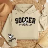Personalized Soccer Mom Hoodie, Custom Name Soccer Mom - Personalized Hoodie - The Best Mother's Day Gift