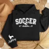 Personalized Soccer Mom Hoodie, Custom Name Soccer Mom - Personalized Hoodie - The Best Mother's Day Gift