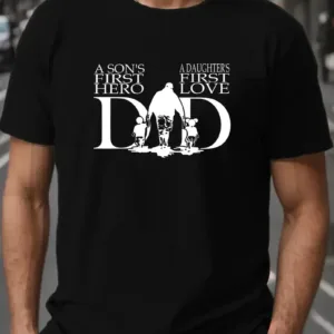 Plus-Size-Mens-DAD-Graphic-Print-1.webp Men's Dad Graphic Print T-shirt For Summer, Trendy Casual Leisurewear Tees