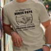 Plus-Size-Mens-T-Shirt-3.webp Men's T-Shirt with 'Bonus Papa' Graphic - Beige with Humorous Fist Bump Design,