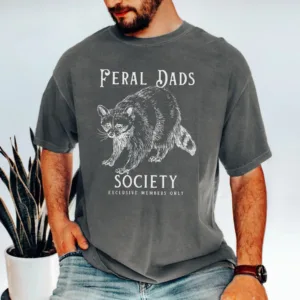 Pregnancy Announcement to Husband Pregnancy Announcement Gift 1st Fathers Day Gift Bonus Dad Gift Dad Announcement Feral Shirt Raccoon