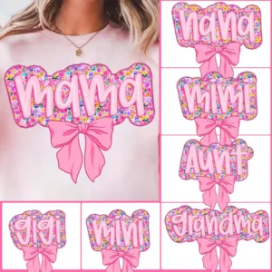 Retro & Preppy Floral Mama Design ? Perfect Gift for Mother?s Day