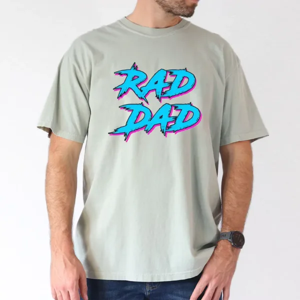 RAD-DAD-1.webp Rad Dad T-shirt, Dad Gift, The Best Father's Day Gift