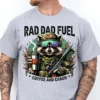 Rad Dad Fuel T-Shirt, Hunting Raccoon, Camouflage Dad, Grunge Camo Dad Design, Funny Dad, Outdoor Dad