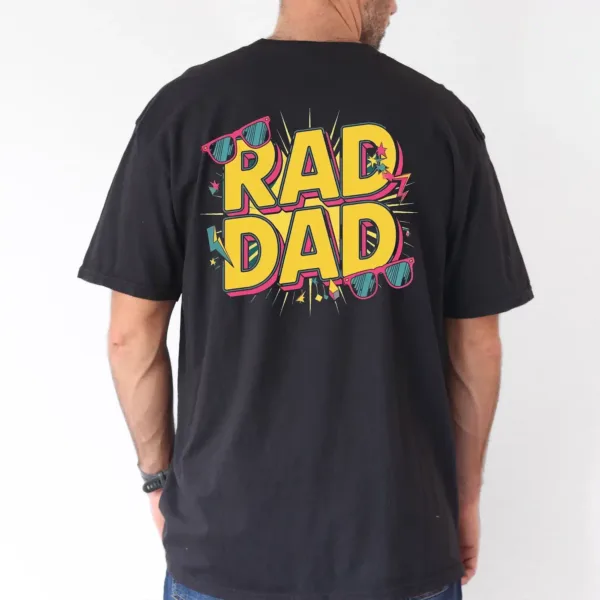 Rad Dad T-shirt With Summer Design, Dad Gift, The Best Father's Day Gift