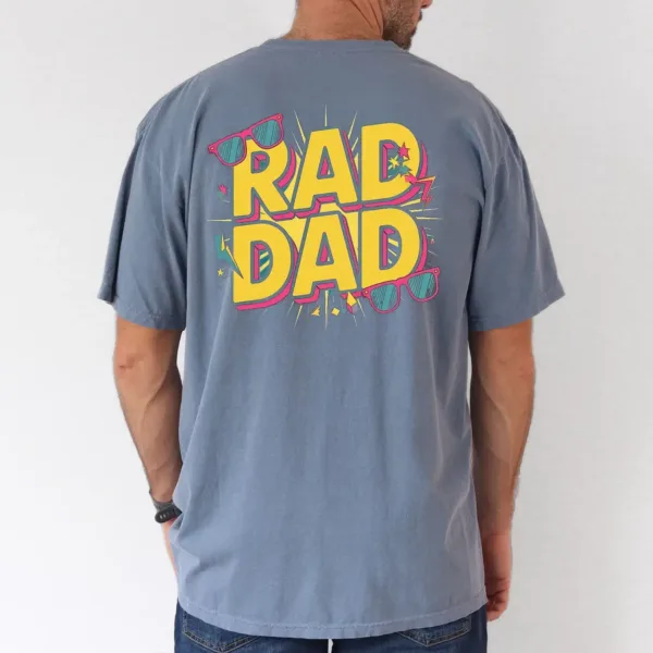Rad Dad T-shirt With Summer Design, Dad Gift, The Best Father's Day Gift