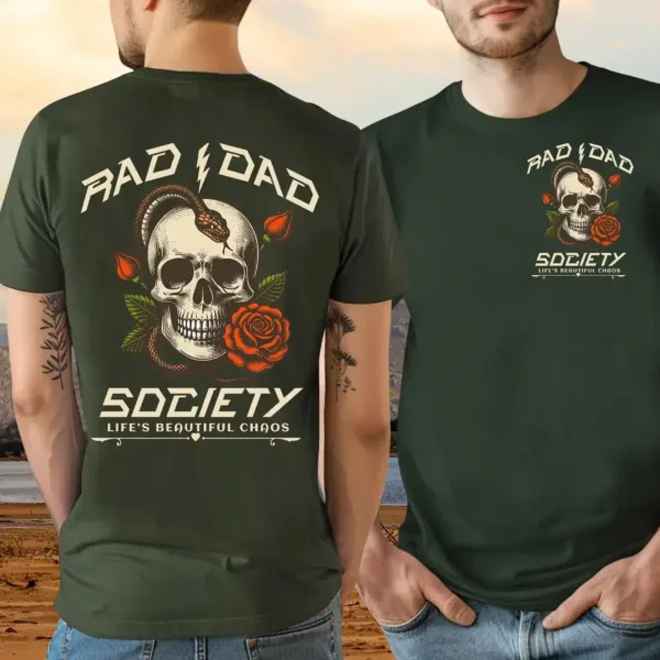 Rad-Dad-Shirt-Edgy-Dad-2.webp Rad Dad T-Shirt, Edgy Dad, Skeleton Dad Tee, Cool Dad Club, Rad Dad Club, Fathers Day Gift, Dad Life, Rad Dad Society First Fathers Day