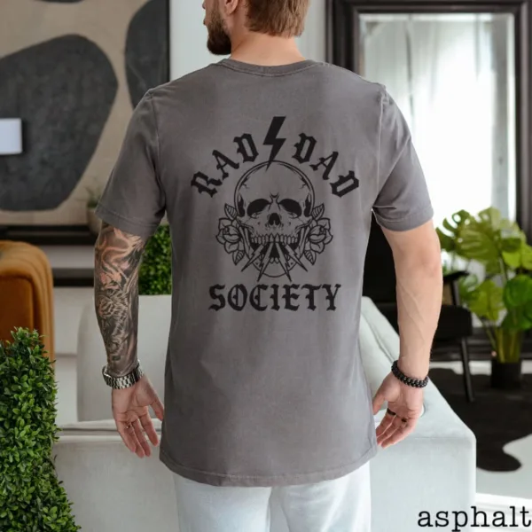 Rad-Dad-Society-T-Shirt-3.jpg Rad Dad Society T-Shirt, Cool Dad Club, Dad Life Tee, First Fathers Day Present, Dad of Girl, Dad with boys, Gift For Husband