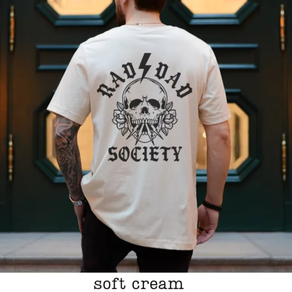 Rad-Dad-Society-T-Shirt-4.jpg Rad Dad Society T-Shirt, Cool Dad Club, Dad Life Tee, First Fathers Day Present, Dad of Girl, Dad with boys, Gift For Husband