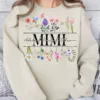 Boho Mama Sweatshirt with Vintage Floral Design – Perfect Mother's Day Gift