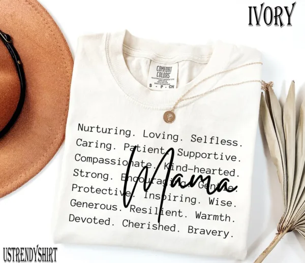 Retro-Mama-1-1.jpg Retro Mama Shirt, Mothers Day Gift From Daughter for Mom Mama T-shirt, For Birthday For Her Baby Shower, Mother's Day Gift