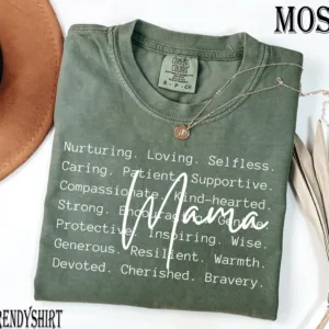 Retro-Mama-2-1.jpg Retro Mama Shirt, Mothers Day Gift From Daughter for Mom Mama T-shirt, For Birthday For Her Baby Shower, Mother's Day Gift