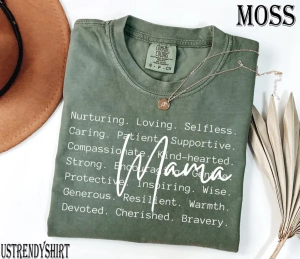Retro-Mama-2-1.jpg Retro Mama Shirt, Mothers Day Gift From Daughter for Mom Mama T-shirt, For Birthday For Her Baby Shower, Mother's Day Gift