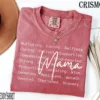 Retro-Mama-3-1.jpg Retro Mama Shirt, Mothers Day Gift From Daughter for Mom Mama T-shirt, For Birthday For Her Baby Shower, Mother's Day Gift
