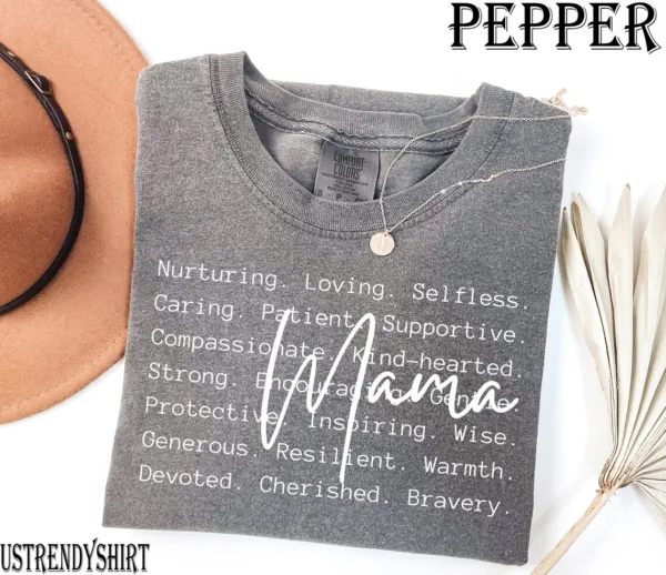 Retro-Mama-4-1.jpg Retro Mama Shirt, Mothers Day Gift From Daughter for Mom Mama T-shirt, For Birthday For Her Baby Shower, Mother's Day Gift