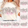 Boho Glitter Mama Sweatshirt – Retro Floral, Coquette & Christian Mom Style | Perfect Gift for Mother’s Day