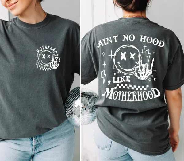 Rock-Mom-Shirt-Aint-No-Hood-Like-Motherhood-Funny-Mothers-Day-Trendy-Mom-Shirt-Sarcastic-Shirt-Rock-Band-Cool-Shirt-4-1.jpg Rock Mom, Ain't No Hood Like Motherhood, Rock Band Cool T-Shirt, Happy Mother's Day, The Best Gift for Women