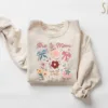 She is Mom Coquette, Christian Mama, Boho Floral Mama, Wildflower Mama Sweatshirt, Mother's Day Gift
