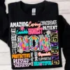 She is Mom, Retro Blessed Mom, Mom Life, Retro Mama Quotes Sweatshirt, Mother's Day Gift