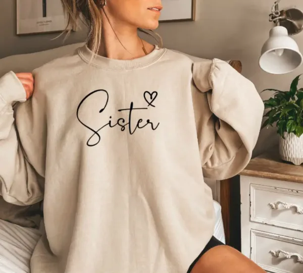 Sister-Sweatshirt-Custom-Sister-Personalised-Unisex-Sweatshirts-Customised-Text-Gift-for-Her-Matching-Sister-Jumpers-3_gm_optimized.webp Funny Sister Sweatshirt, Sister Gift, Big Sister Long Sleeve, Little Sisters, Gifts For Sister, Big Sister Gift, Funny Saying