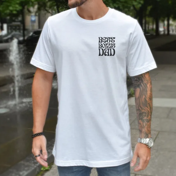 Step Dad Gift for Stepdad Best Bonus Dad Shirt, Stepdad Fathers Day, Bonus Dad T-Shirt, Bonus Dad Gift, Step Dad Fathers Day