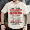 Stepdad Shirt, Fathers Day Gifts For Stepdad, Bonus Dad T shirt from Daughter, Funny Gifts For Bonus Dad, Stepdad Tee, Father's Day Shirts