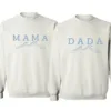 The Big One Shirt 1st Birthday Shirt Surf Birthday Outfit Toddler Boy Ocean Wave Sweatshirt Family Surfer Mommy And Me Crewneck