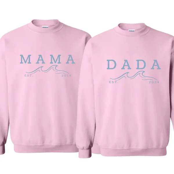 The Big One Shirt 1st Birthday Shirt Surf Birthday Outfit Toddler Boy Ocean Wave Sweatshirt Family Surfer Mommy And Me Crewneck