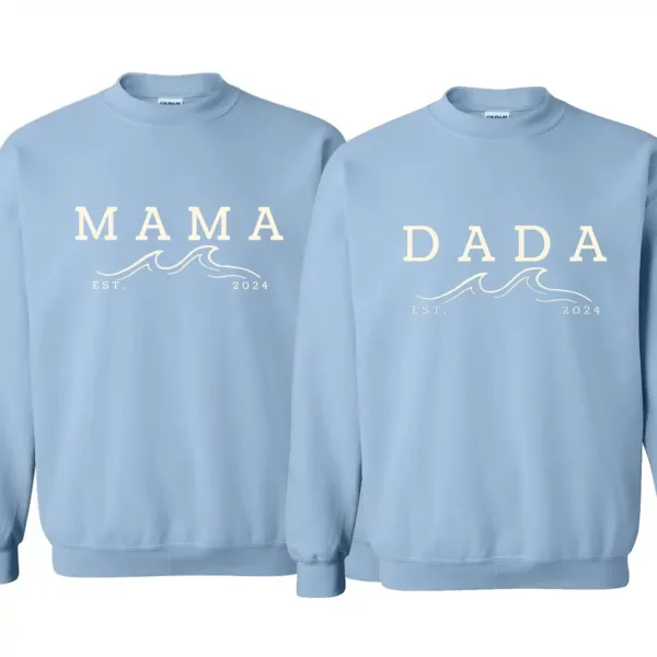The Big One Shirt 1st Birthday Shirt Surf Birthday Outfit Toddler Boy Ocean Wave Sweatshirt Family Surfer Mommy And Me Crewneck