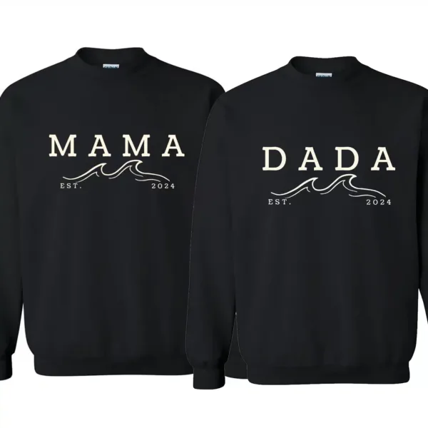 The Big One Shirt 1st Birthday Shirt Surf Birthday Outfit Toddler Boy Ocean Wave Sweatshirt Family Surfer Mommy And Me Crewneck