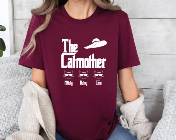 The-Catmother-T-Shirt-Cat-Mum-T-Shirt-Cat-Mama-Tee-Cat-Lovers-Top-Funny-Cat-Mum-Tshirt-Personalized-Cat-Names-Tee-4.webp The Catmother T-Shirt, Cat Mum T Shirt, Cat Mama Tee, Cat Lovers Top, Funny Cat Mum T-shirt, Personalized Cat Names Tee