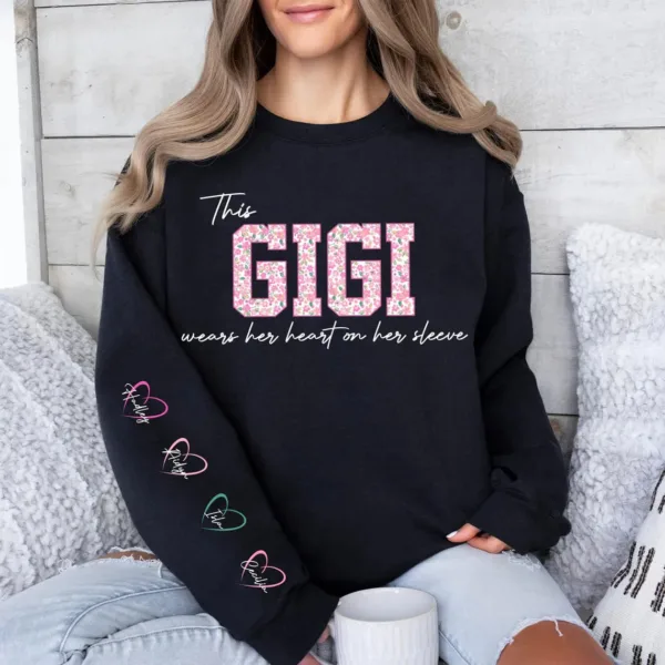 This-MamaGrandmaNana-Wears-Her-Heart-on-Her-Sleeve-Boho-Floral-Png-Mama-Bundle-Custom-Kids-Names-Mothers-Day-Gift-Digital-File-3-1.jpg This Mama/Grandma/Nana/Gigi Wears Her Heart On Her Sleeve, Custom Mama with Name Kids Sweatshirt- The Best Mothers Day Gift