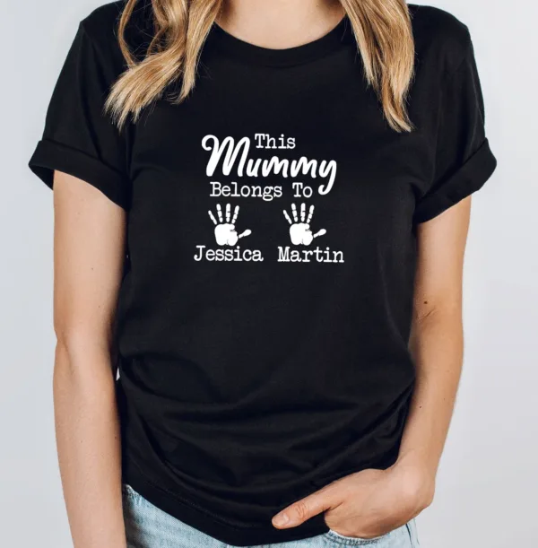 This Mummy Belongs To, Mama Shirt, Custom Mum Shirt, Personalized Mummy, New Mum Gift