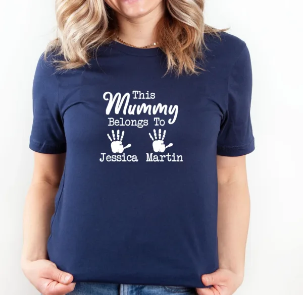 This Mummy Belongs To, Mama Shirt, Custom Mum Shirt, Personalized Mummy, New Mum Gift