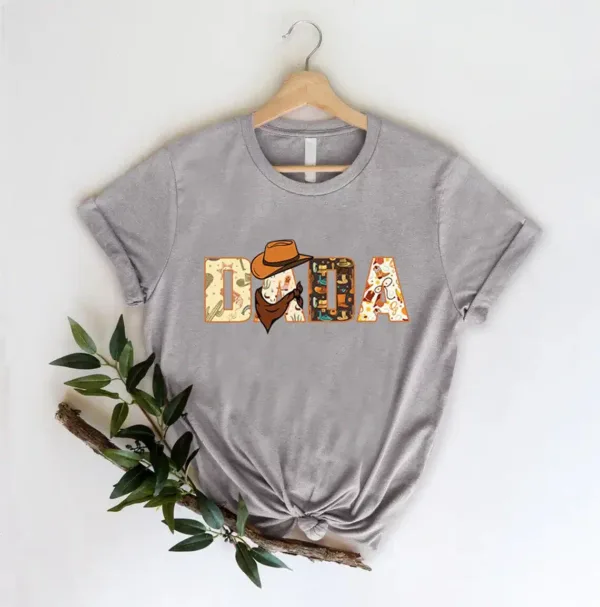 Western-Cowboy-Dada-Shirt-4.webp Western Cowboy Dada Shirt, Fathers Day Gift, Country Daddy Shirt, Western Dad T-shirt, Howdy Dad T-Shirt, Western Rodeo Dad Themed Birthday Gift