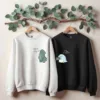 What-are-you-doing-Miss-you-hug-me-2.webp Couples Matching Sweatshirt With What Are You Doing And Miss You Hug Me! Print Design, The Best Family Matching Gift