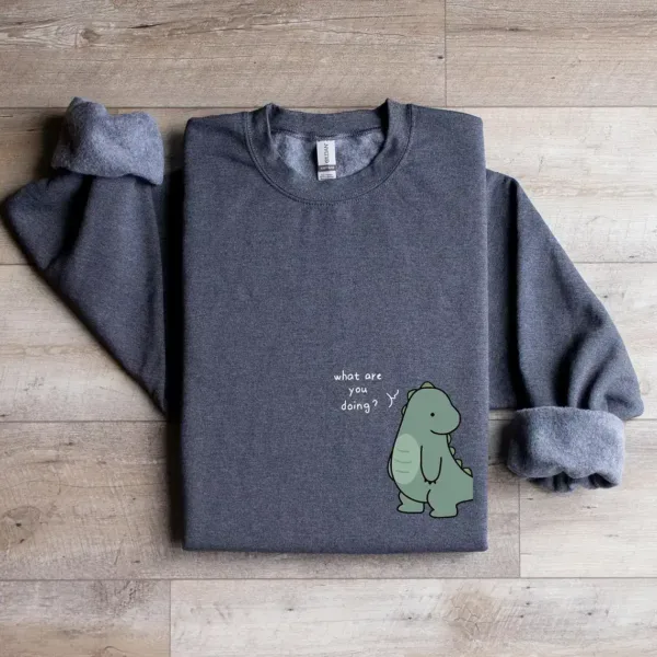 What-are-you-doing-Miss-you-hug-me.webp Couples Matching Sweatshirt With What Are You Doing And Miss You Hug Me! Print Design, The Best Family Matching Gift