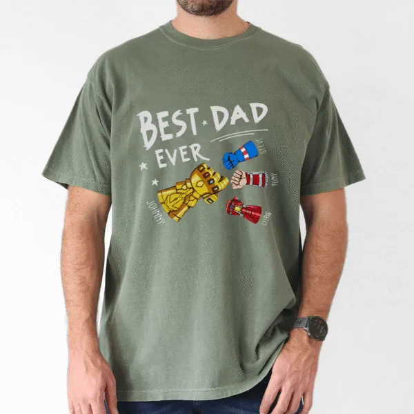 best-dad-ever-superhero-shirt-personalized-kids-names-gift-3-1.png Best Dad Ever Superhero Shirt, Personalized Kids Names Gift T-Shirt - The Best Father's Day Gift