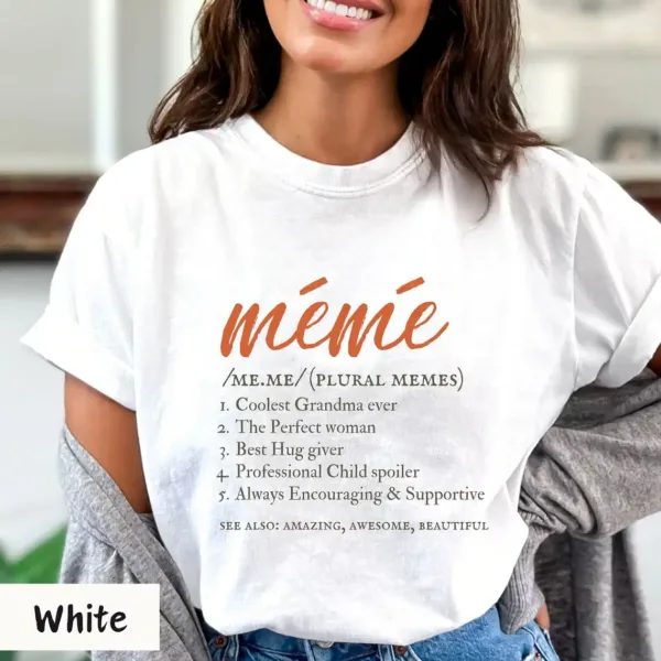 grandma-shirt-meme-grandma-shirt-4.webp Grandma Definition T-Shirt, Meme Gifts Grandma, Memere Gift, Grandmother Tee